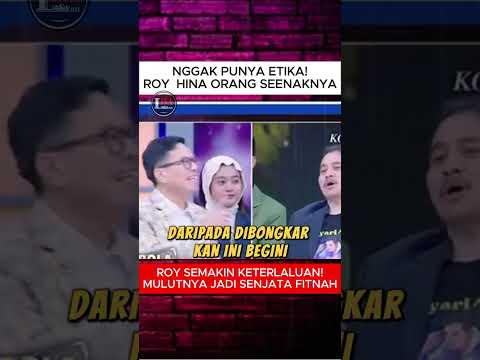 ROY SURYO MULUTNYA PEDAS! SEOLAH SEMUA ORANG SALAH, CUMA DIA YANG BENAR