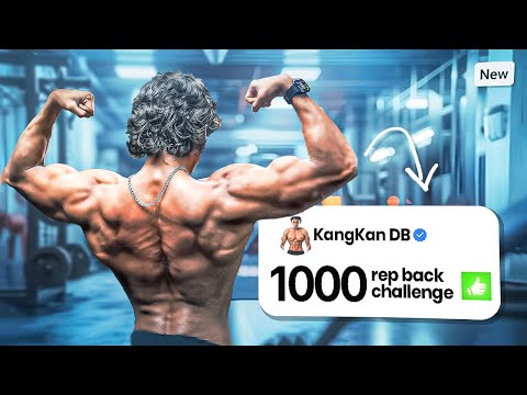 1000 REP BACK WORKOUT || Kangkan DB