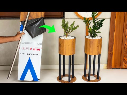 How to Make a Modern Planters from 3mm Sheet !