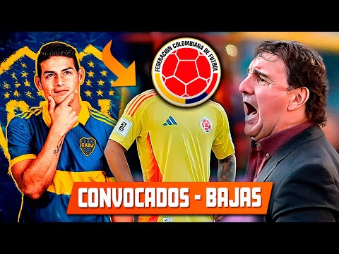 CONVOCADOS y POLÉMICA SELECCIÓN COLOMBIA LORENZO “CASTIGA” a JUGADOR l JAMES DISPONIBLE y RUMOR