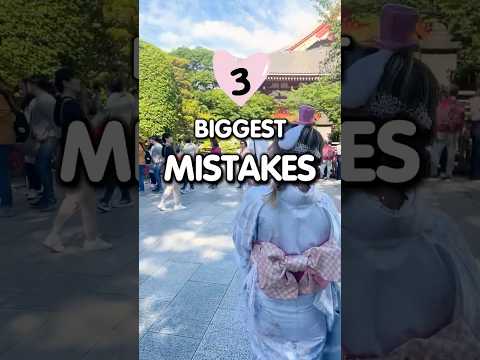 3 MISTAKES! Kimono Rental in Japan!🎌👘