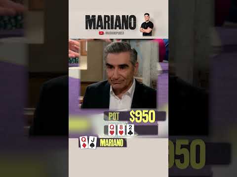 New Video from Mariano: He Didn’t Even Look at His Cards! 😳