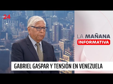 Gabriel Gaspar por tensión en Venezuela a horas de asunción presidencial | 24 Horas TVN Chile