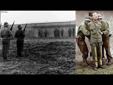 Execution Of The 21 Year Old German Saboteur Shot By A Firing Squad