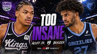 🔥Cameron Boozer vs Darius Acuff Jr. Was TOO INSANE! NBA 2K27 Concept