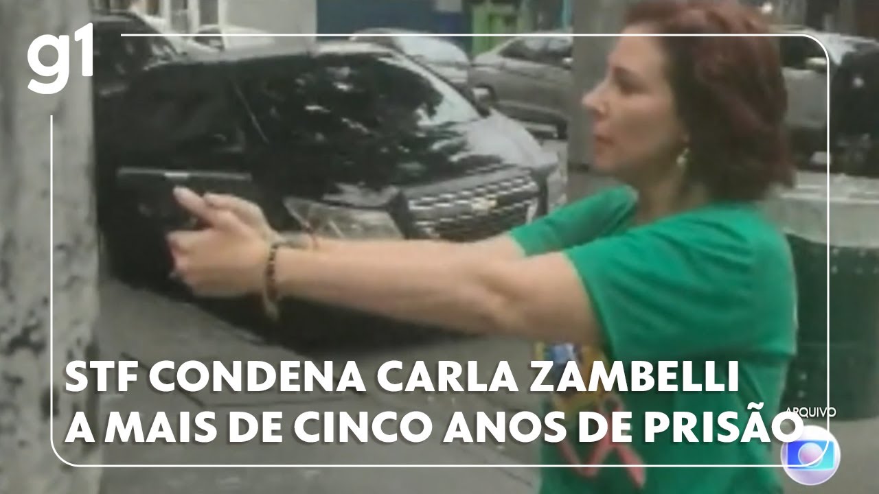 STF condena Carla Zambelli a cinco anos e três meses de prisão por porte ilegal de arma
