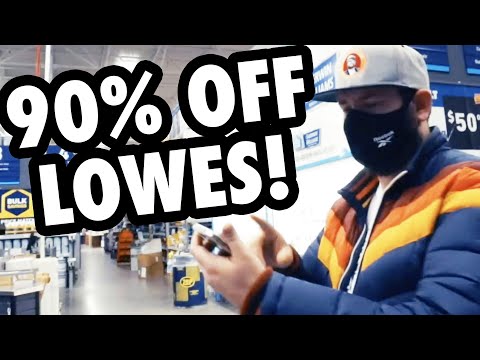 LOWES 90% OFF!! $760 worth for $76 - VLOG #2