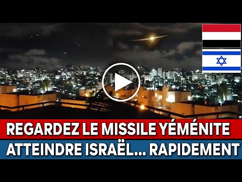 Yémen Israël  Un missile balistique yéménite survole Israël, activant les sirènes en Israël