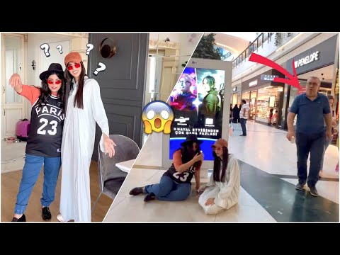 لبست زينب ورغد ملابس رجاليه من خزانتي واخذتهم للمول | عملو تحديات بالمول 😱 انفضحنا😂