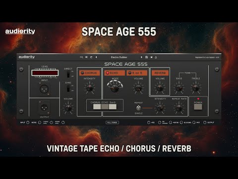 Audiority Space Age 555 - Vintage Space Echo Plug-In - Quick Demo