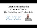 Calculus Derivatives and Functions