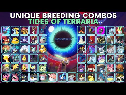 Updated unique breeding combos  | Palworld Tides of Terraria breeding combos 