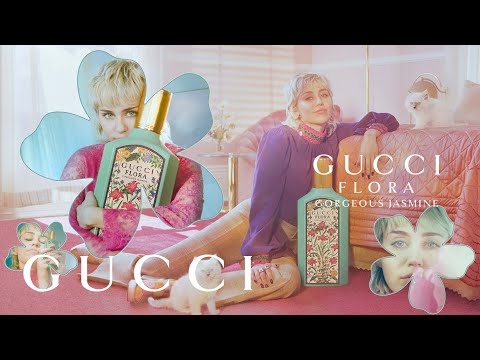 The Gucci Flora Gorgeous Jasmine Campaign with Miley Cyrus