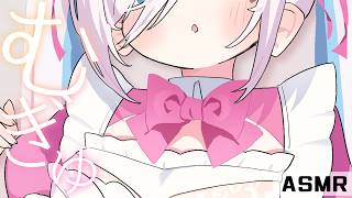 【ASMR】むぎゅっとほっぺた耳塞ぎ⯎耳元吐息と耳ふー。睡眠導入。OilEarMassage.Tapping.EarBlowing.