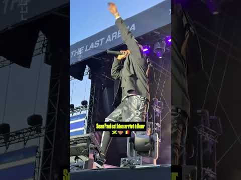 Sean Paul à Dour 🔥 #tarmacenfestival #seanpaul