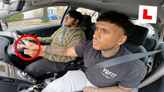 *SHOCKED* RE-ATTEMPTING HIS BIGGEST DRIVING LESSON FAILS 😳