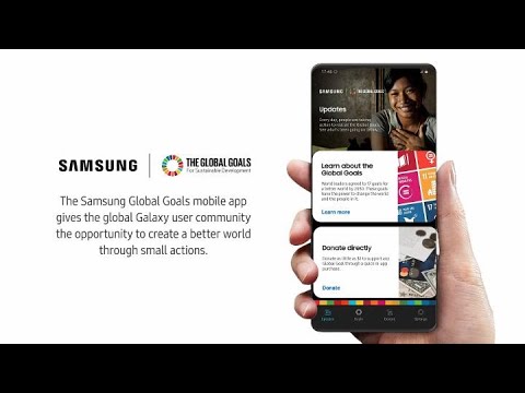 The Samsung Global Goals App, at a Glance | Samsung