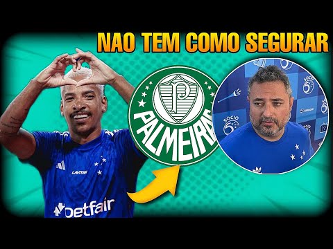 MATOS AFIRMOU QUE É  IMPOSSÍVEL SEGURAR A PROPOSTA DO PALMEIRAS