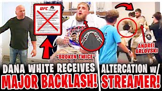 Dana White RECEIVES MAJOR BACKLASH! UFC Fighter in ALTERCATION at Jake Paul vs Anthony Joshua!