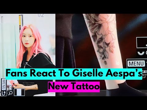 How Fans React To Aespa Giselle New Arm Tattoo #kpop