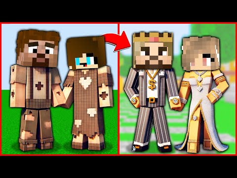 FAKİR SEVGİLİSİ VS ZENGİN SEVGİLİSİ! 😍 - Minecraft ZENGİN FAKİR HAYATI