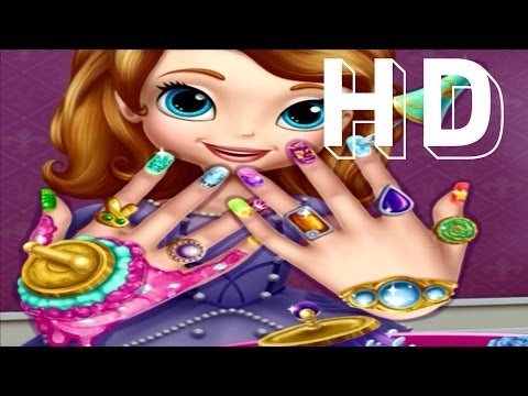 Sofia the First Nail Spa Princess Cute Video Game