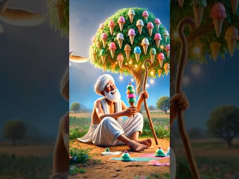 "আইসক্রিম গাছের রহস্য! 🍦 পাখিরা সব খেয়ে ফেললো!"#shorts
