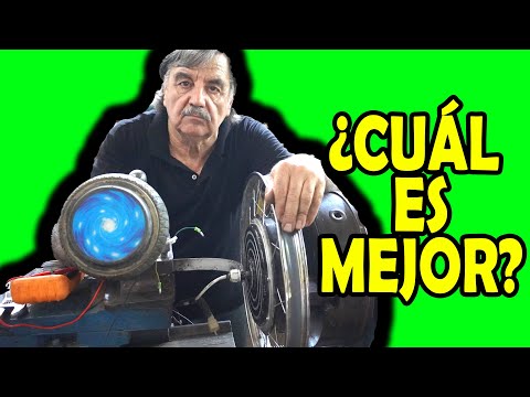 MOTOR de BICICLETA vs MOTOR de HOVERBOARD como GENERADOR