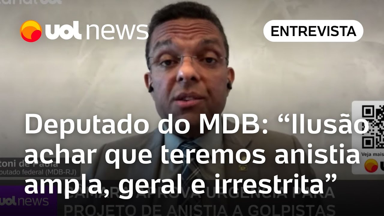 Bolsonaro já é caso superado anistia deve priorizar presos do 8 de Janeiro diz deputado do MDB