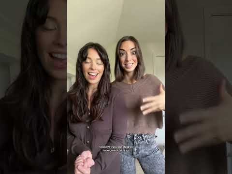 meeting our kids siblings 😳 #donorconceived #donorconception