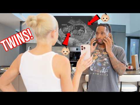 FIANCE REACTS TO HAVING TWINS!! (INSANE)