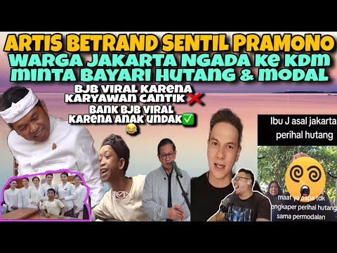 ARTIS BETRAND SENTIL PRAMONO & WARGA JAKARTA NGADU KE KDM MINTA DI BAYARIN HUTANG & MODAL