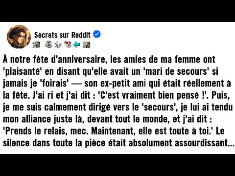 Ma femme gardait son ex comme "Plan B" ? Parfait, j'ai fait de lui son "Plan A" et j'ai mis un terme