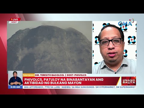 Phivolcs Patuloy Na Binabantayan Ang Aktibidad Ng Bulkang Mayon