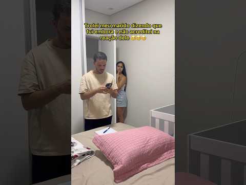 Não acreditei na reação dele 🥺 #shorts #humor #relaciomento #casal