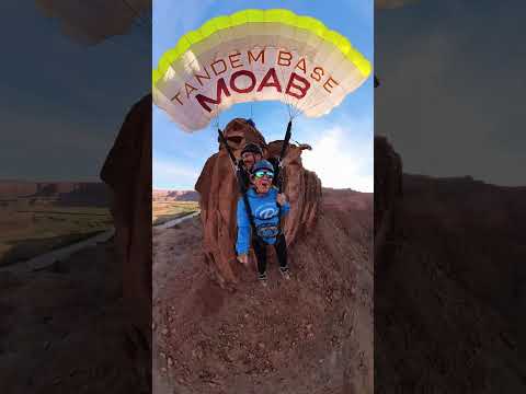Tandem BASE Moab has people visit from all over the world? Where are you coming from? #youtubeshorts