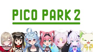 🎮【 #pikopark2 】ガブは初見プレイ！ぶいぱい生の勢ぞろいだ～！