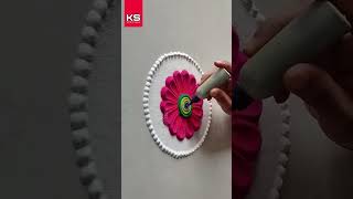 Best rangoli tips for Diwali #rangoli #rangolidesigns ##diwalirangoli #rangolisandart