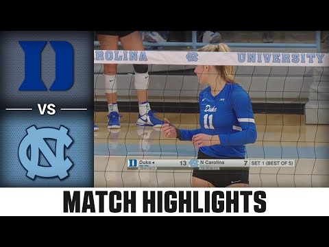 Duke vs. North Carolina ACC Volleyball Highlights (2023)