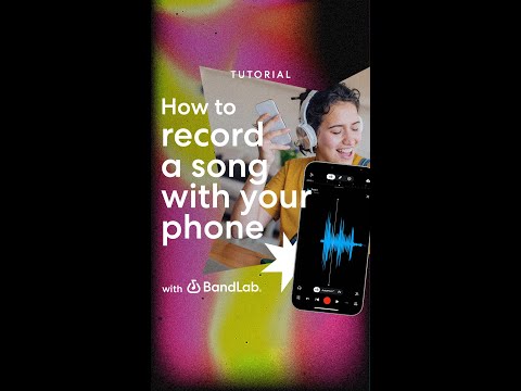 How to record a song with your phone on BandLab