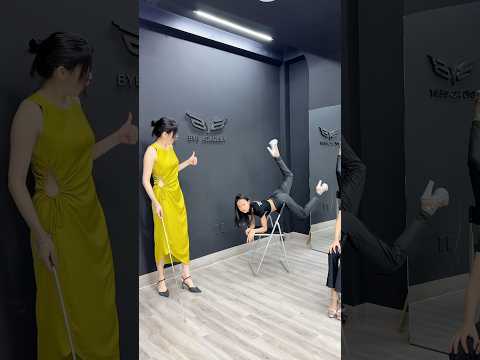 Lớp mẫu nhí chuyên nghiệp tạo dáng với ghế. Các bạn ấn tượng với dáng nào nhất?