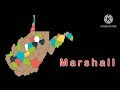 West Virginia Counties and Capitals