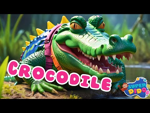 Snap Snap Crocodile! | Fun Adventure Kids Song #kidslearning #kidssong #superdido