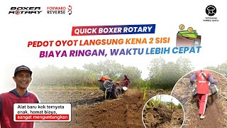 Sekali Jalan Kena 2 Sisi! Cara yang Sangat Menguntungkan Pedot Oyot Tanaman Tebu | Boxer Rotary