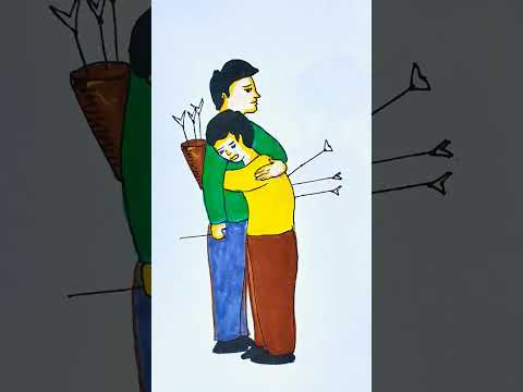 A fake friend is dangerous creature in this world #shorts #art #craft