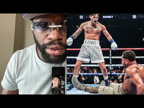 Floyd mayweather reacts to ryan garcia destroying devin haney; facetimes him & gives props