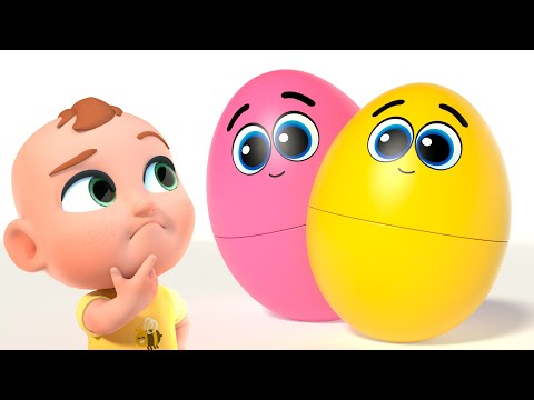 Colorful Surprise Egg Song✨🥚 | Surpeise Toys Song +More Nursery Rhymes & Kids Songs