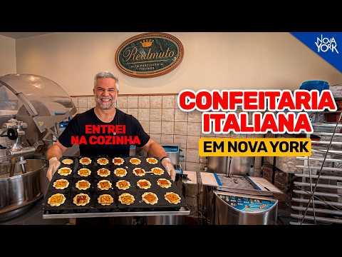 Por dentro de uma CONFEITARIA ITALIANA em Nova York