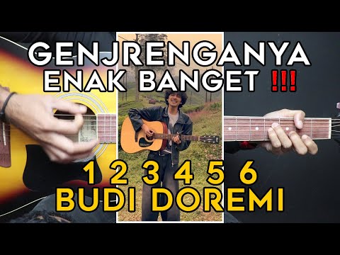 (TUTORIAL GITAR) 123456 - BUDI DOREMI | VERSI ASLI GAMPANG
