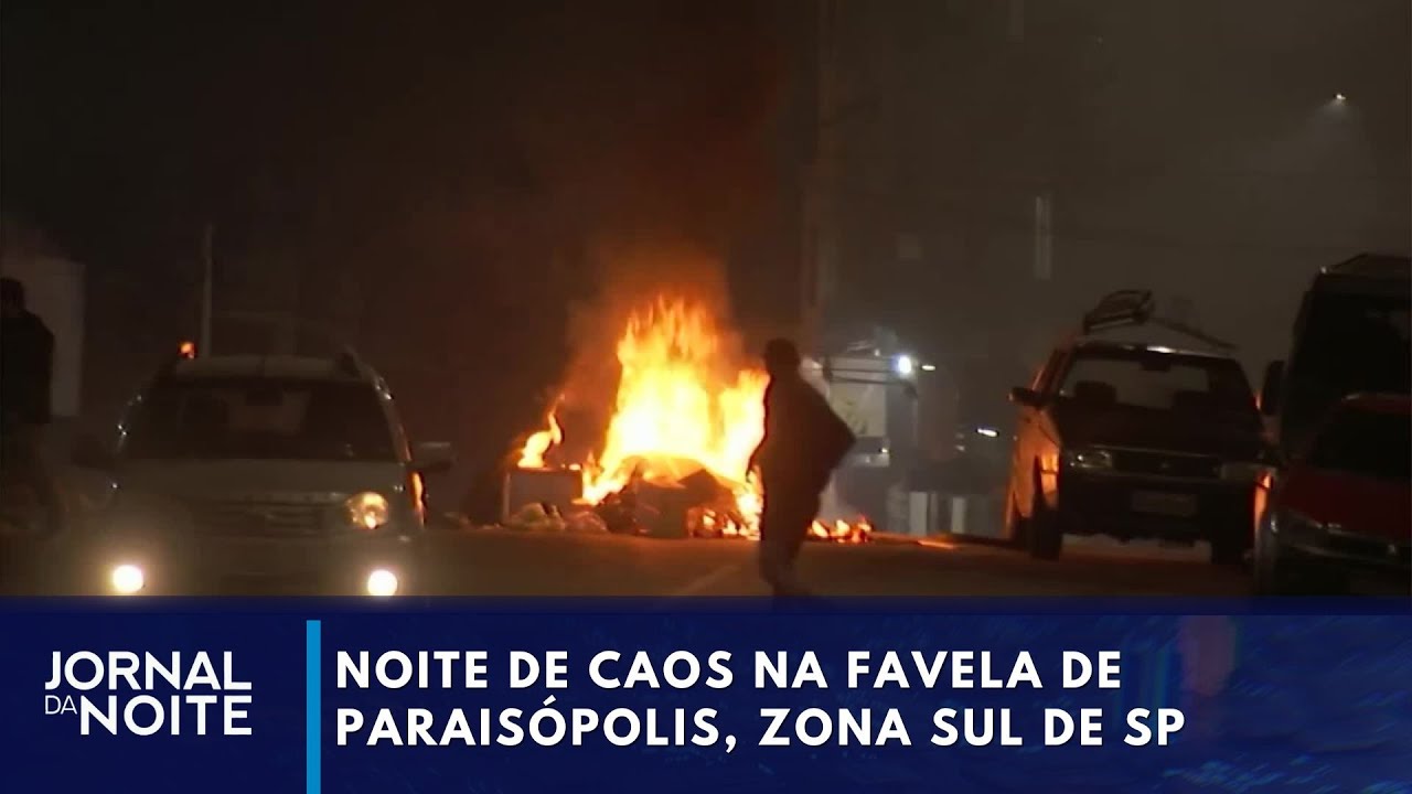 Protestos violentos em Paraisópolis em São Paulo